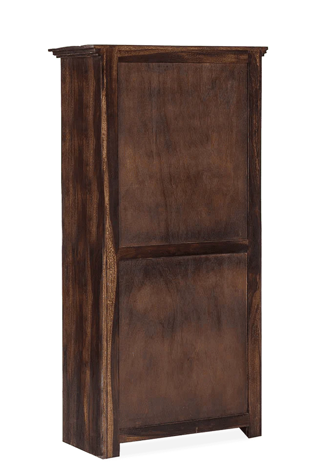 Rjart Solid Wood Kuber Bookcase With Glass Doors