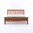 Wooden Bed Without Storage | Wooden Double Bed Cot Bed for Bedroom Furniture | Palang Double Bed for Hotels | Solid Sheesham Wood