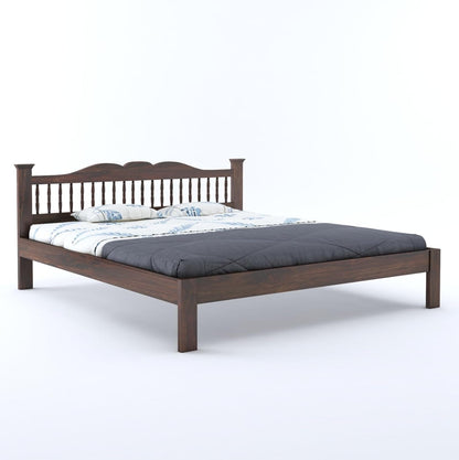 Wood Arch Bed Without Storage | Wood Double Bed Cot Bed For Bedroom Furniture | Sheesham