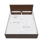 Nilkamal Arthur Neo King Size Bed with Box Storage| Engineered Wood Bed | 1 Year Warranty |Contemporary Design