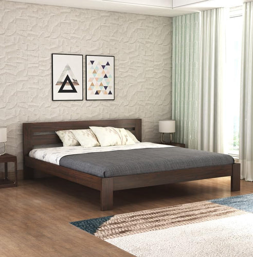 {"alt" => "Wood Bed Without Storage | Wood Double Bed Cot Bed For Bedroom Furniture | Sheesham"}
