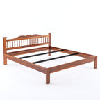 Wooden Arch Bed Without Storage | Wooden Double Bed Cot Bed for Bedroom Furniture | Palang Double Bed for Hotels | Solid Sheesham Wood