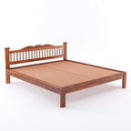 Wooden Arch Bed Without Storage | Wooden Double Bed Cot Bed for Bedroom Furniture | Palang Double Bed for Hotels | Solid Sheesham Wood