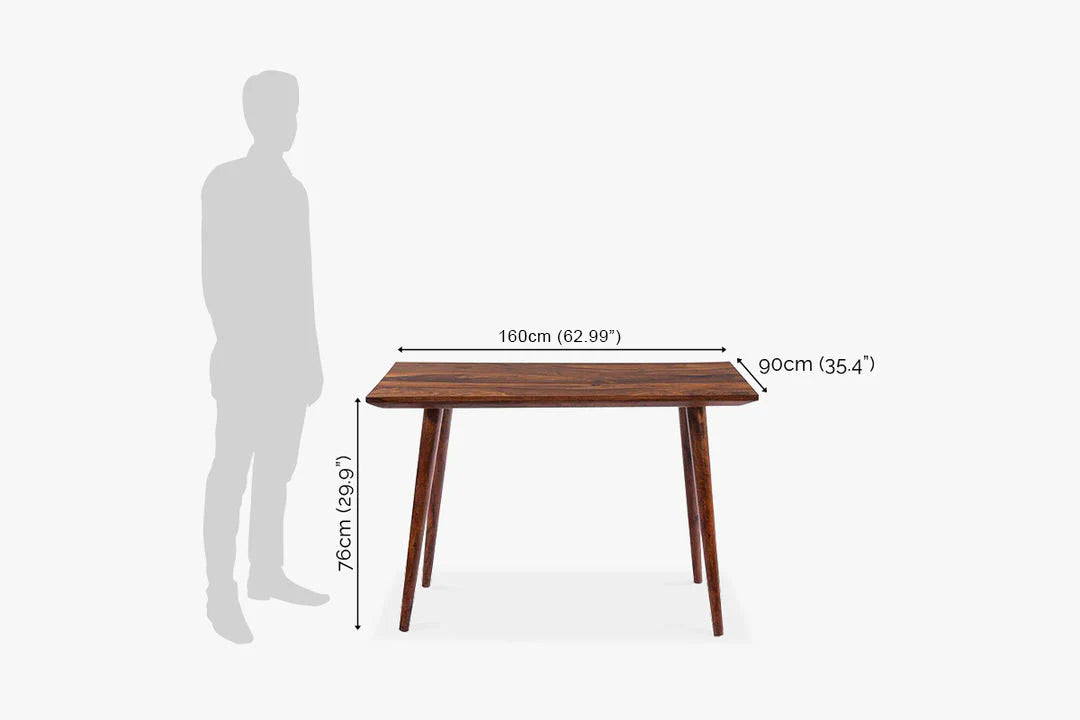 Rjart Solid Wood Eva Dining Set