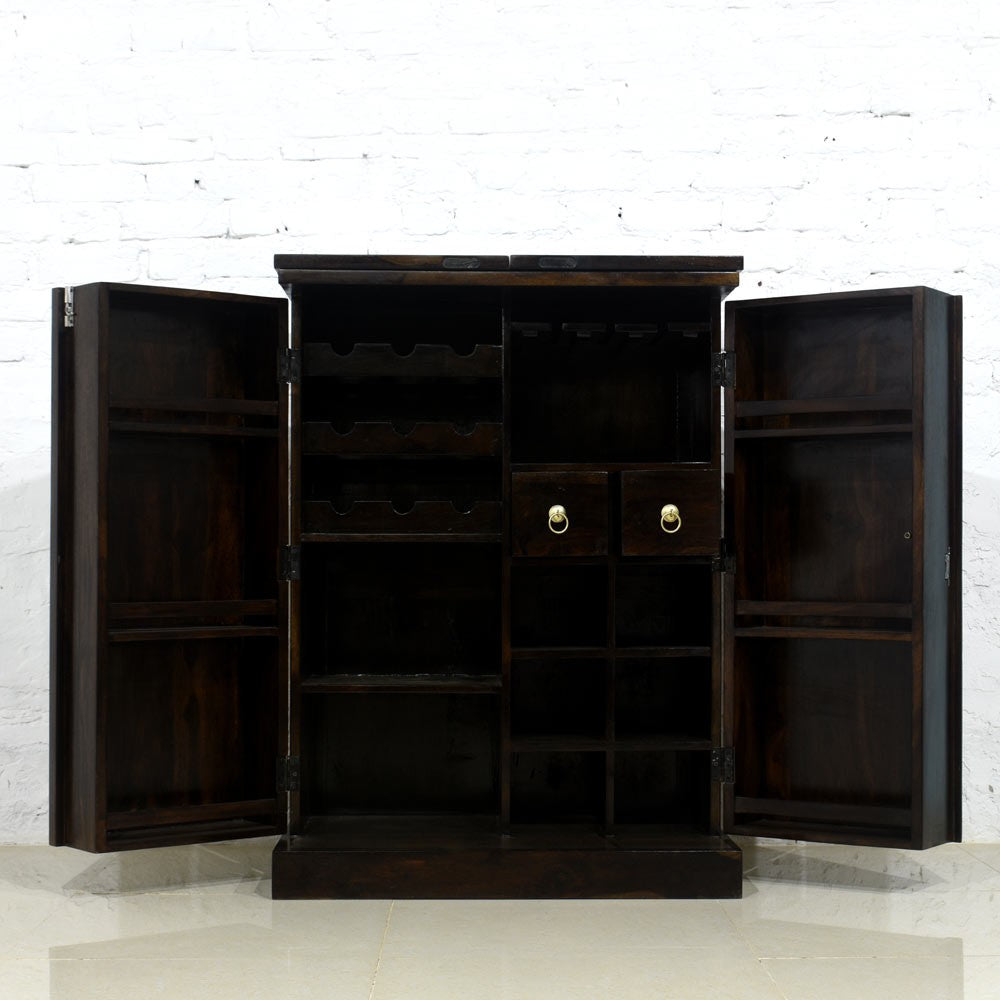 Rjart Wood Light Walnut Finish Bar