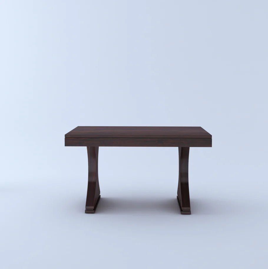Aurelia Solid Sheesham Wood 4 Seater Dining Table Set - 3 Years Warranty