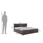Tavon Solid Sheesham Wood Full Box Storage Bed - 3 Years Warranty