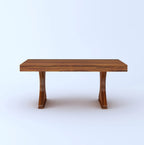 Aurelia Solid Sheesham Wood 6 Seater Dining Table Set - 3 Years Warranty