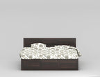 Sheesham Wood Bed with Storage | Solid Wood Pullout Storage Bed | Wooden Double Bed Cot with 2 Drawers for Bedroom & Hotel