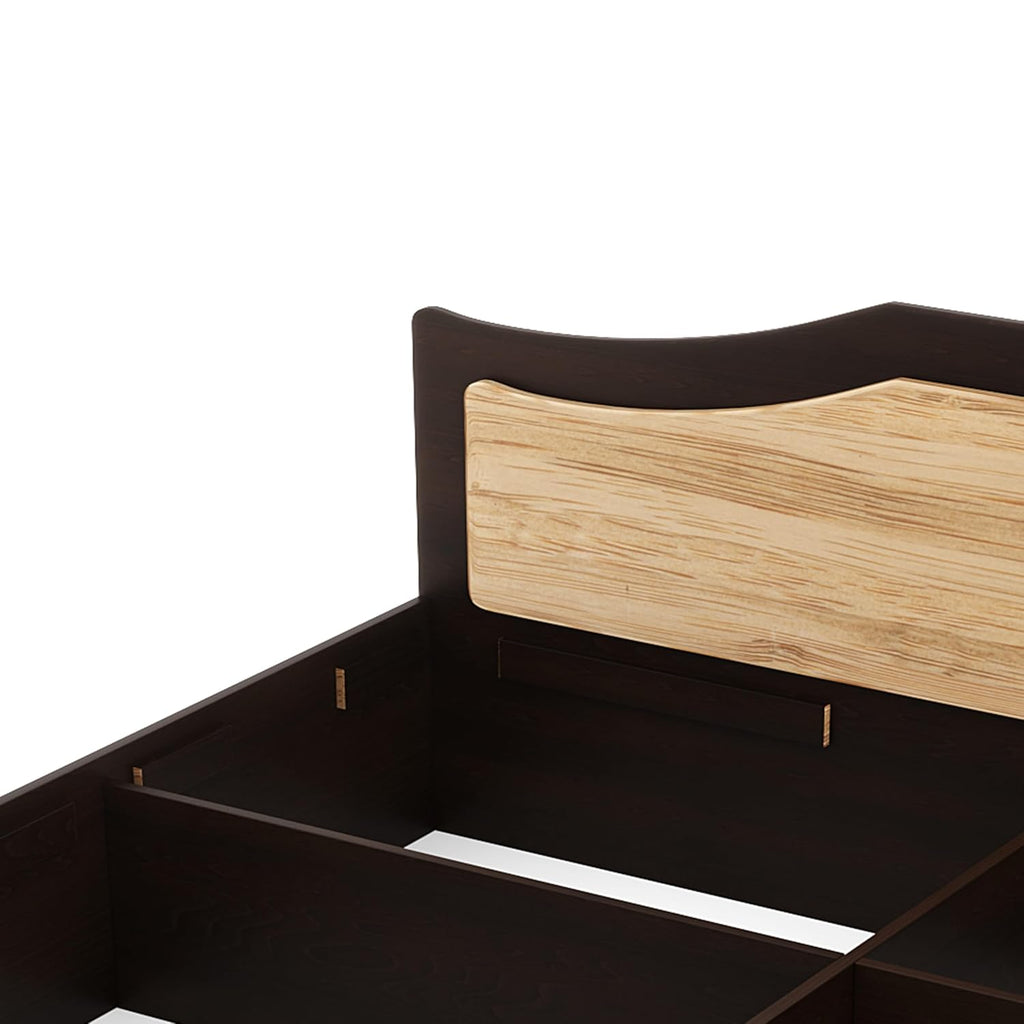 Nilkamal Willy Wooden King Bed with Box Storage | Engineered Wood | Contemporary Design