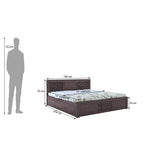 Tavon Solid Sheesham Wood Full Box Storage Bed - 3 Years Warranty