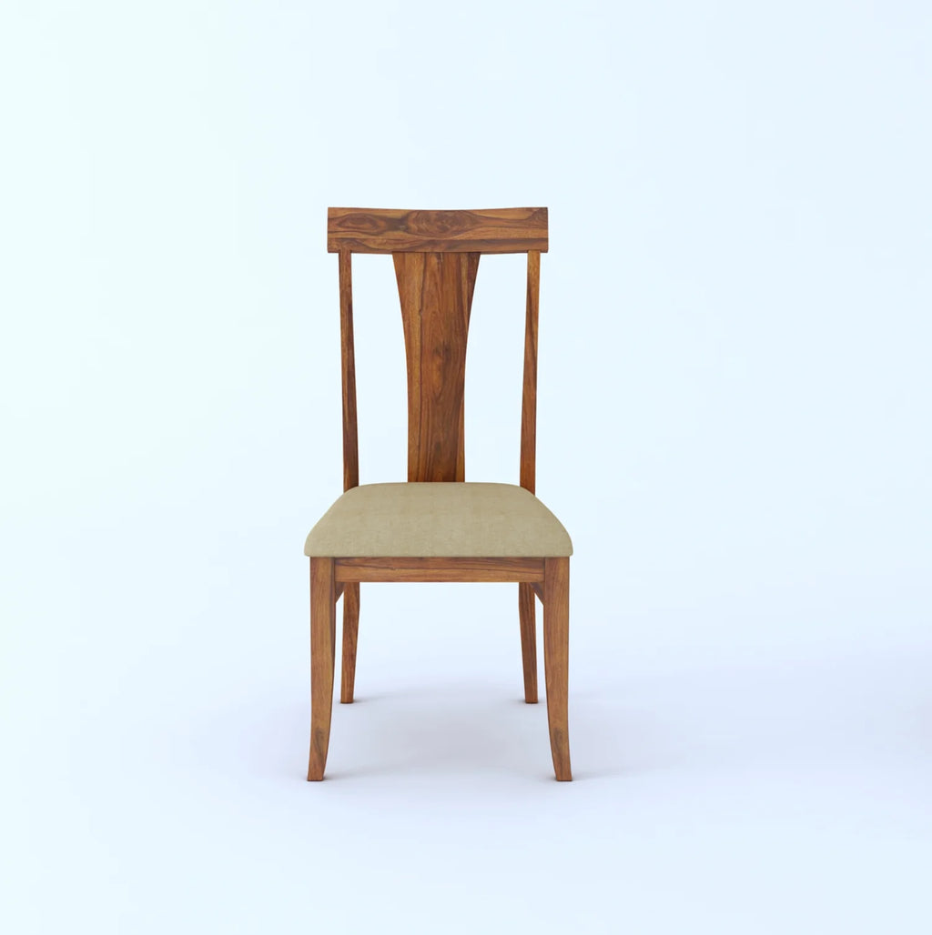 Aurelia Solid Sheesham Wood 6 Seater Dining Table Set - 3 Years Warranty