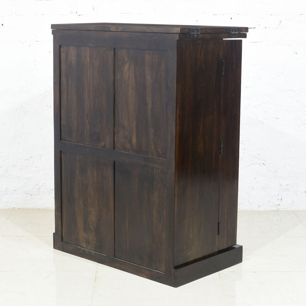 Rjart Wood Light Walnut Finish Bar