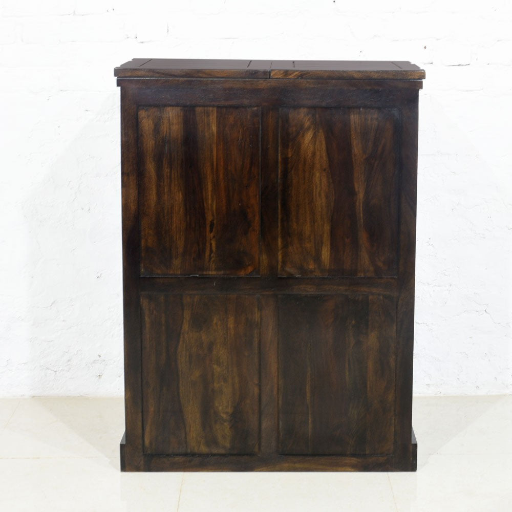 Rjart Wood Light Walnut Finish Bar