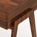 Raxon Solid Sheesham Wood Bedside Table With One Drawer - 3 Years Warranty