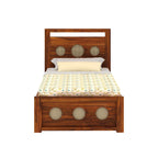 Tierra Solid Sheesham Wood Single Size Bed With Box Storage - 3 years Warranty