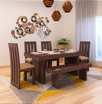 Maharaja Sheesham 6 Seater Dining Set - 3 Years Warranty