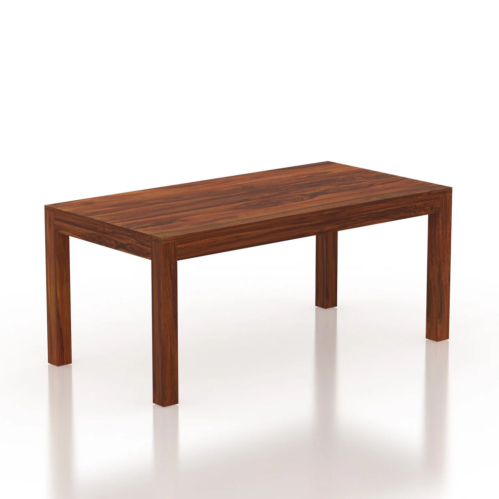 Arvyn Solid Sheesham Wood 6 Seater Dining Table Set - 3 Years Warranty