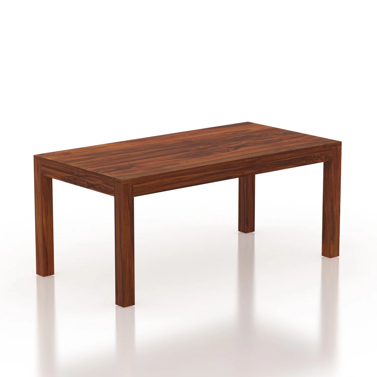 Arvyn Solid Sheesham Wood 6 Seater Dining Table Set - 3 Years Warranty