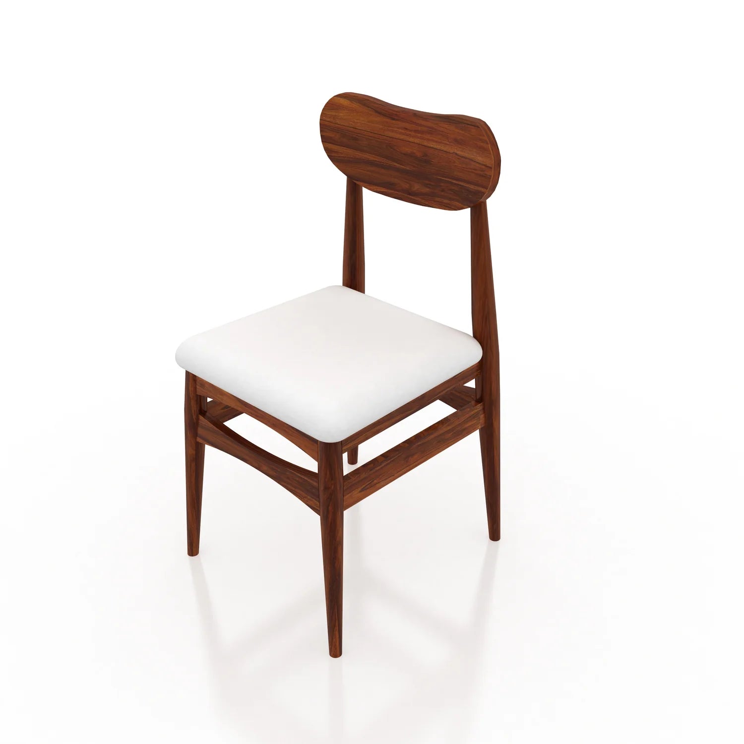 WoodCraft Oval Solid Sheesham Wood 4 Seater Dining Table Set - 3 Years Warranty