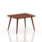 WoodCraft Oval Solid Sheesham Wood 4 Seater Dining Table Set - 3 Years Warranty