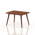 WoodCraft Oval Solid Sheesham Wood 4 Seater Dining Table Set - 3 Years Warranty