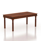 Verlix Solid Sheesham Wood 6 Seater Dining Table Set - 3 Years Warranty