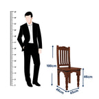 Verlix Solid Sheesham Wood 6 Seater Dining Table Set - 3 Years Warranty