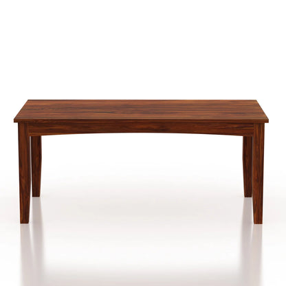 Zylin Sheesham 6 Seater Dining Set With Bench - 3 Years Warranty