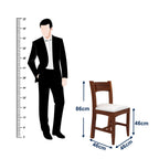 Zylin Solid Sheesham Wood 6 Seater Dining Table Set With Bench - 3 Years Warranty