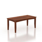 Zylin Solid Sheesham Wood 6 Seater Dining Table Set With Bench - 3 Years Warranty