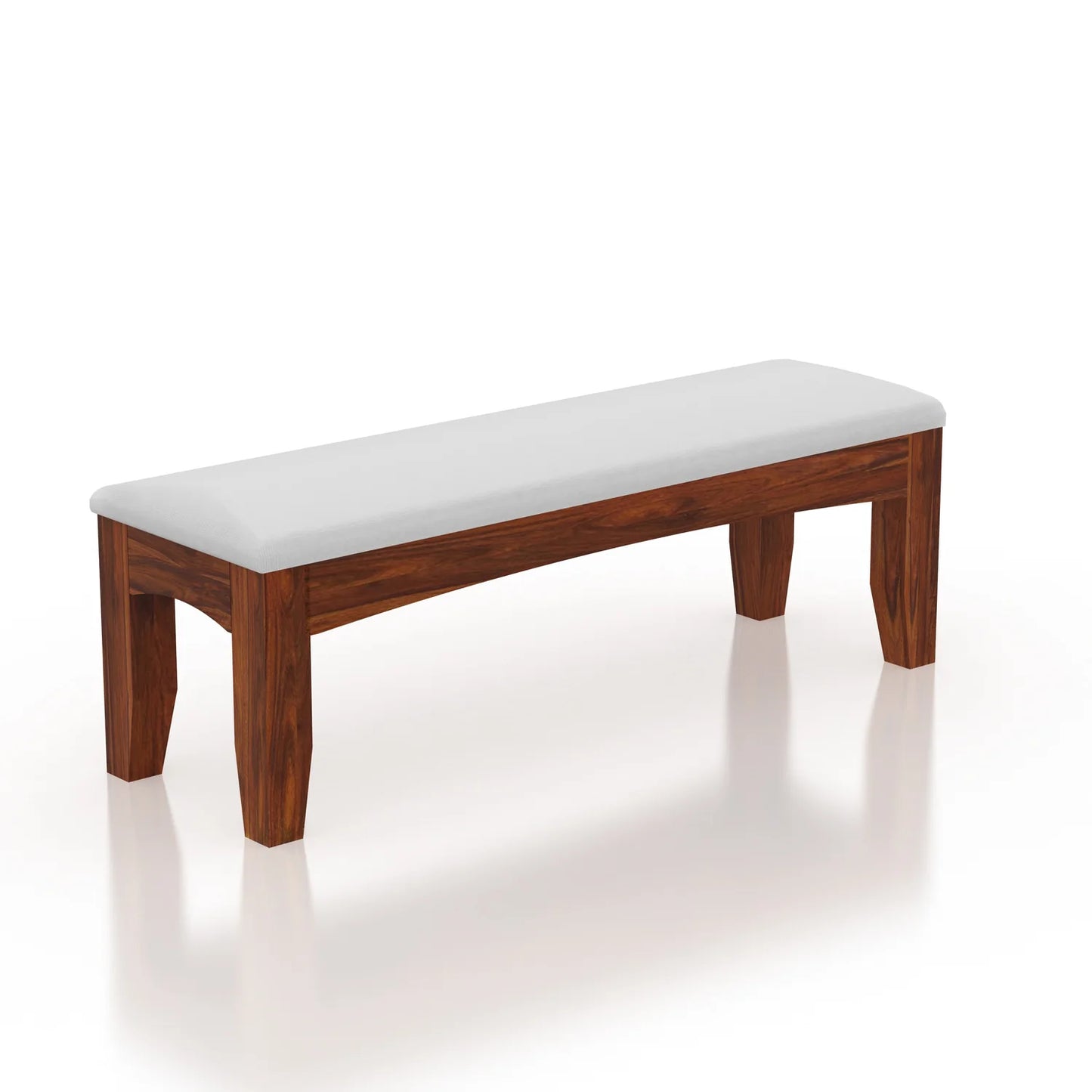 Zylin Sheesham 6 Seater Dining Set With Bench - 3 Years Warranty