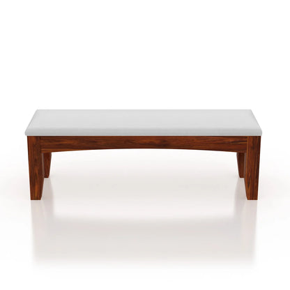 Zylin Sheesham 6 Seater Dining Set With Bench - 3 Years Warranty