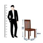 Sevilla Solid Sheesham Wood 6 Seater Dining Table Set - 3 Years Warranty