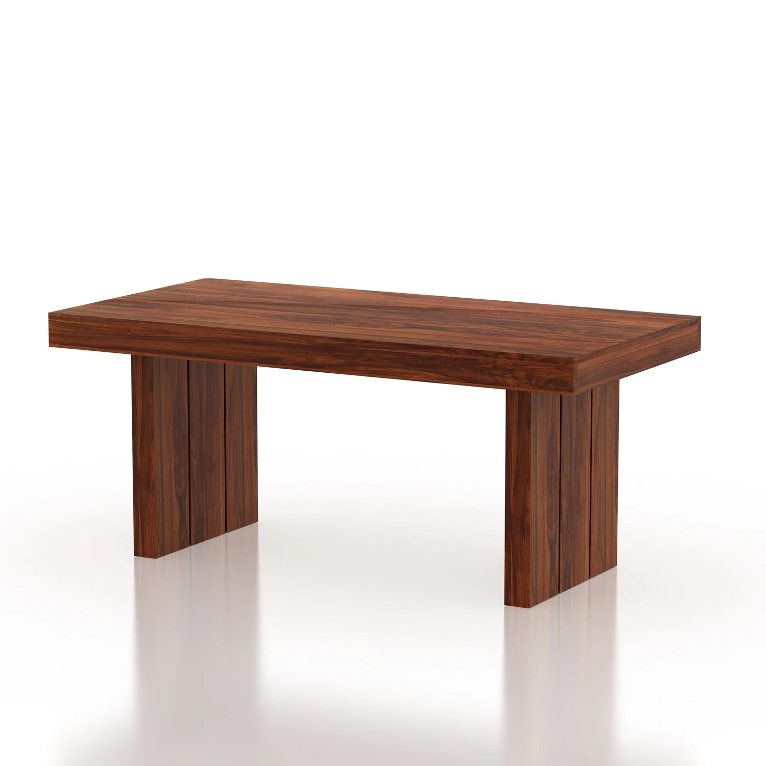 Maharaja Solid Sheesham Wood 6 Seater Dining Table Set - 3 Years Warranty