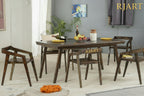 Rjart Solid Wood Buck Dining Set