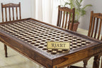 Rjart Solid Wood Brass Dining Set D