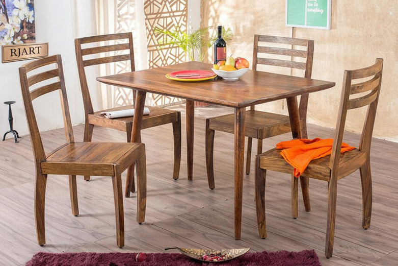 Rjart Solid Wood Eva Dining Set