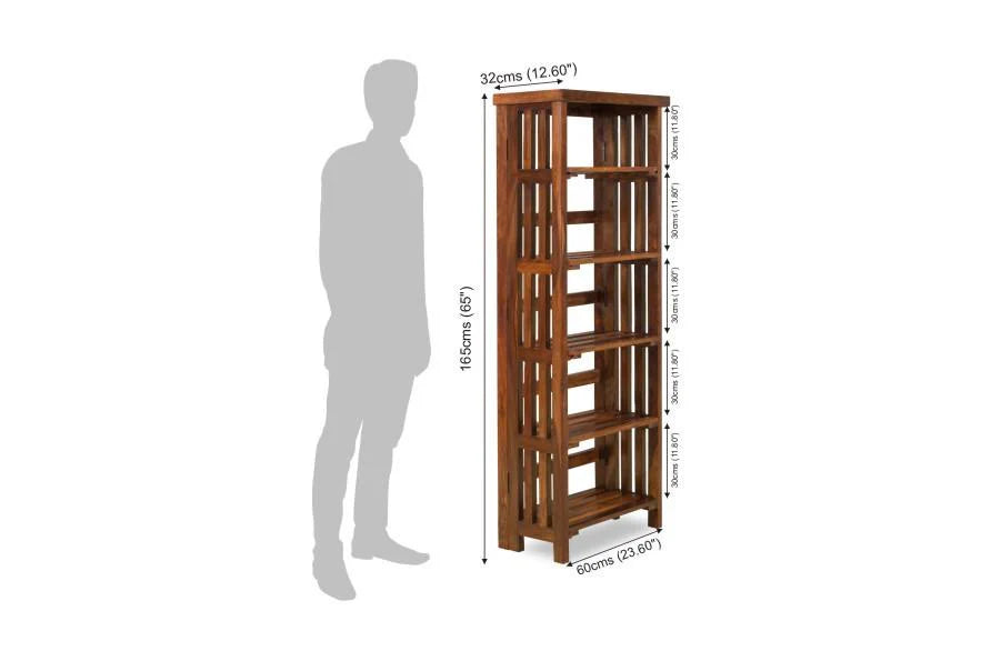 Rjart Solid Wood Turner Bookcase