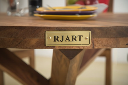 Rjart Solid Wood Capital Round Dining Set