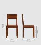 Solvix Solid Sheesham Wood 6 Seater Dining Table Set - 3 Years Warranty