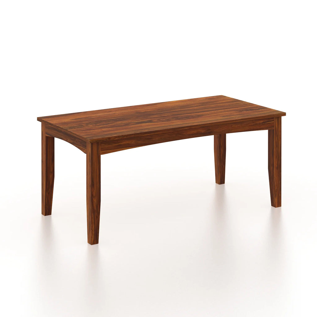 Solvix Solid Sheesham Wood 6 Seater Dining Table Set - 3 Years Warranty