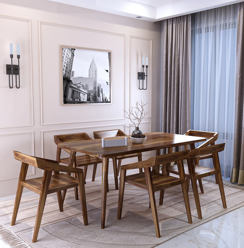 {"alt" => "Olviana Solid Sheesham Wood 6 Seater Dining Table Set - 3 Years Warranty"}