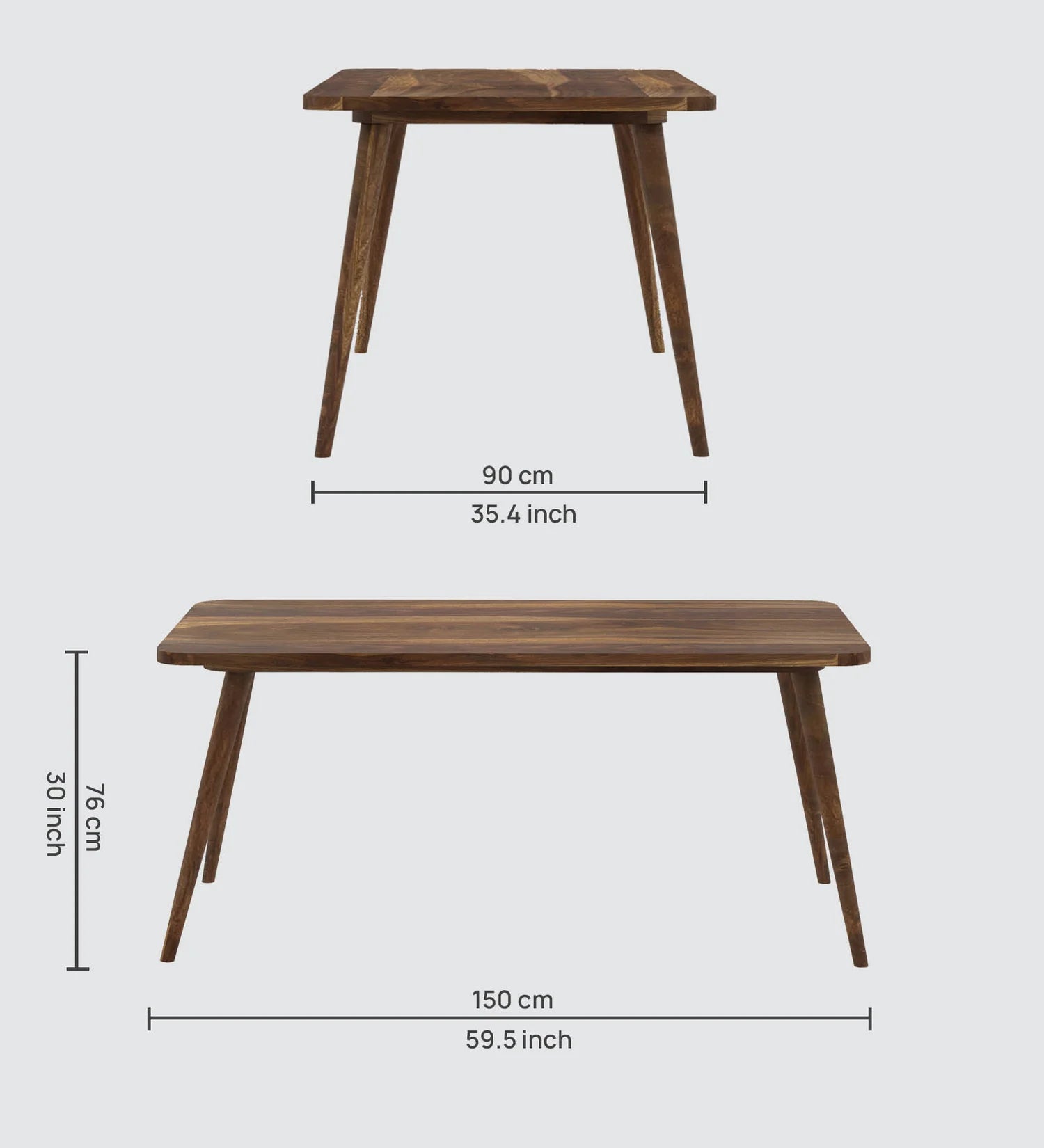 Olviana Solid Sheesham Wood 6 Seater Dining Table Set - 3 Years Warranty