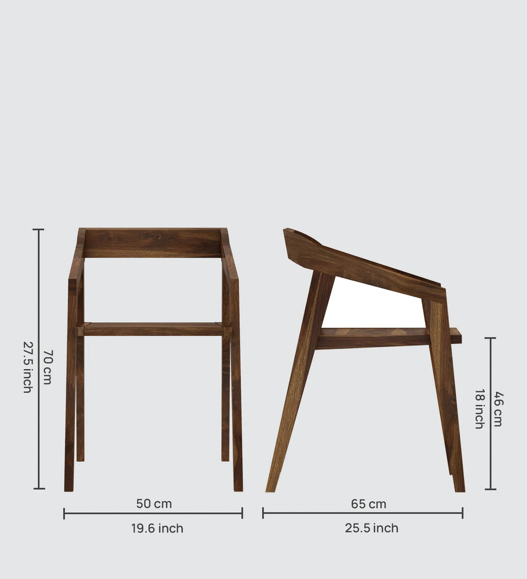 Olviana Solid Sheesham Wood 6 Seater Dining Table Set - 3 Years Warranty