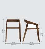 Olviana Solid Sheesham Wood 6 Seater Dining Table Set - 3 Years Warranty