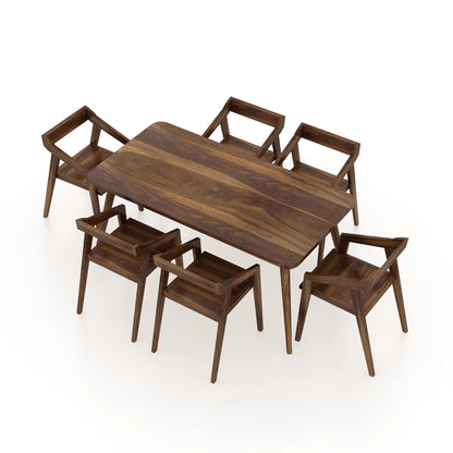 Olviana Sheesham 6 Seater Dining Set - 3 Years Warranty