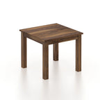 Merlox Solid Sheesham Wood Square 4 Seater Dining Table Set - 3 Years Warranty