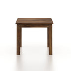 Merlox Solid Sheesham Wood Square 4 Seater Dining Table Set - 3 Years Warranty