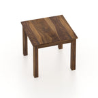 Merlox Solid Sheesham Wood Square 4 Seater Dining Table Set - 3 Years Warranty